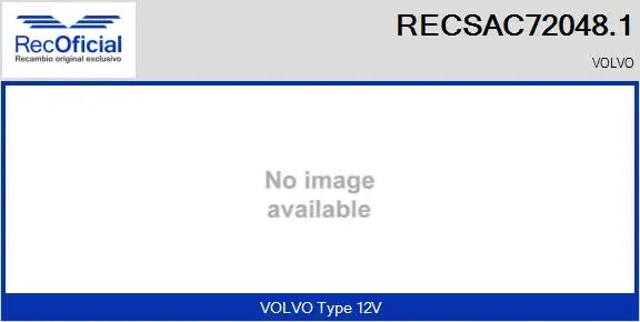 Compresseur, climatisation RECOFICIAL RECSAC72048.1