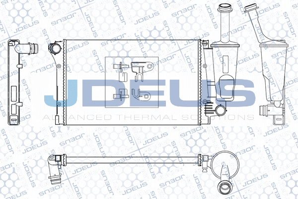 Radiateur, refroidissement du moteur JDEUS M-0111030