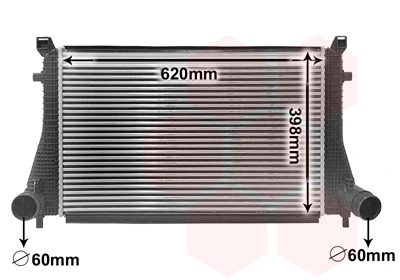 Refroidisseur d'air de suralimentation VAN WEZEL 58014702
