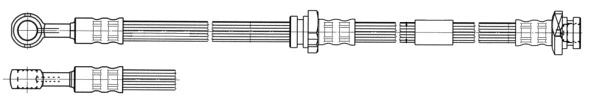 Flexible de frein CEF 512556