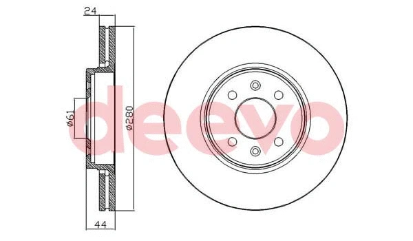 Disque de frein DEEVO BD11480