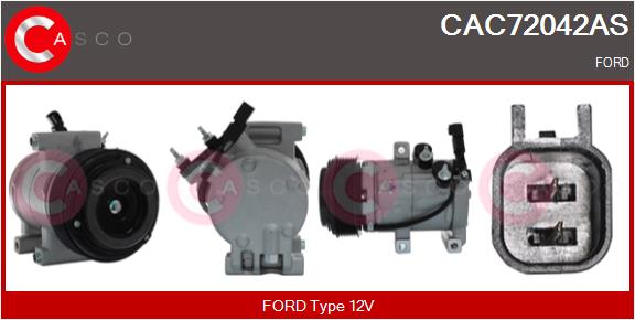 Compresseur, climatisation CASCO CAC72042AS
