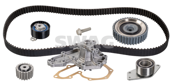 Pompe à eau + kit de courroie crantée SWAG 33 10 1666