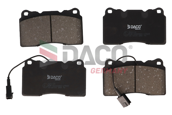 Kit de plaquettes de frein, frein à disque DACO Germany 320110
