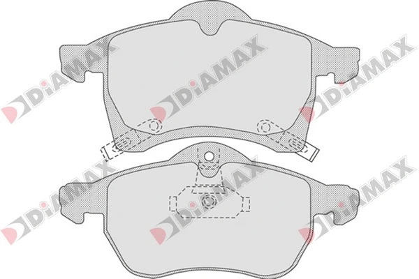 Kit de plaquettes de frein, frein à disque DIAMAX N09069