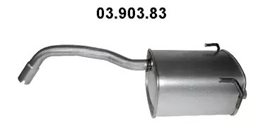 Silencieux arrière EBERSPÄCHER 03.903.83