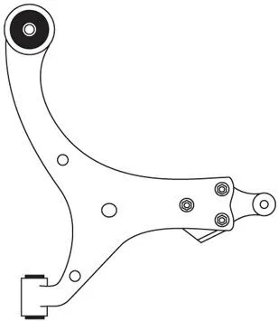 Bras de liaison, suspension de roue FRAP F3840