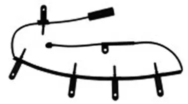 Contact d'avertissement, usure des plaquettes de frein E.T.F. 17-6901