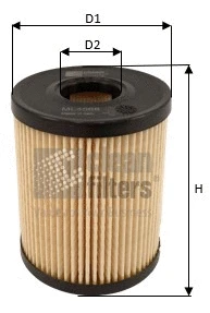 Filtre à huile CLEAN FILTERS ML4568