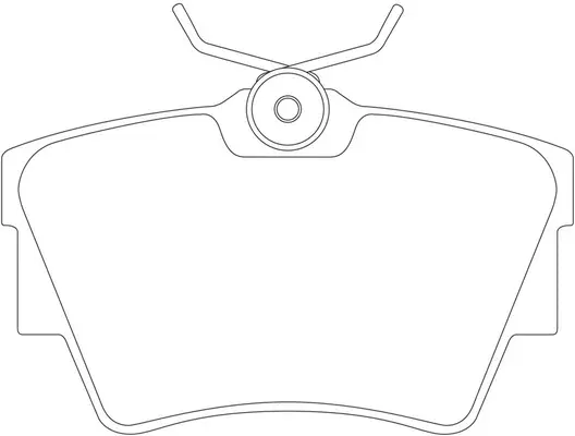 Kit de plaquettes de frein, frein à disque SB BP34147