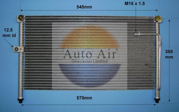 Condenseur, climatisation AUTO AIR GLOUCESTER 16-5377
