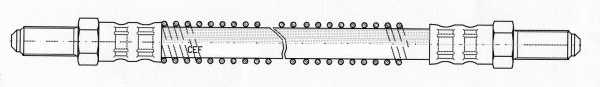 Flexible de frein CEF 511589