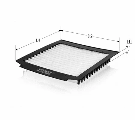 Filtre, air de l'habitacle TECNECO FILTERS CK8719