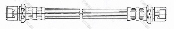 Flexible de frein GIRLING 9001406