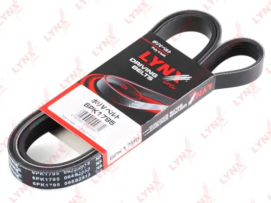 Courroie trapézoïdale à nervures LYNXAUTO 6PK1795