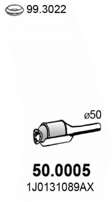 Catalyseur ASSO 50.0005