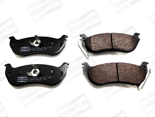 Kit de plaquettes de frein, frein à disque CHAMPION 573683CH