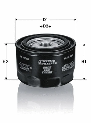 Filtre à huile TECNECO FILTERS OL424