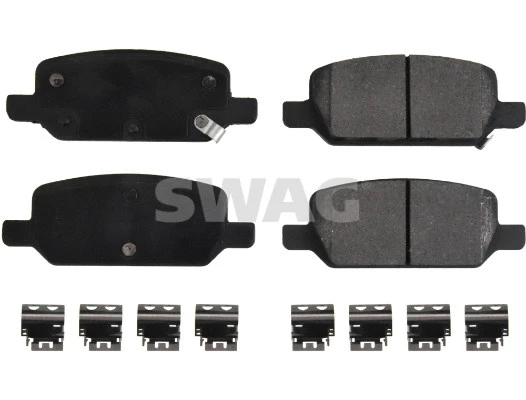 Kit de plaquettes de frein, frein à disque SWAG 33 10 7654