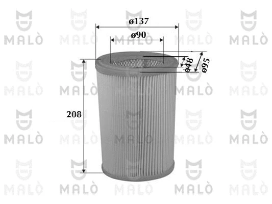Filtre à air AKRON-MALÒ 1500130
