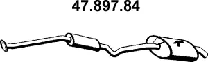 Silencieux arrière EBERSPÄCHER 47.897.84