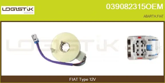 Détecteur de l'angle de braquage LGK 039082315OEM