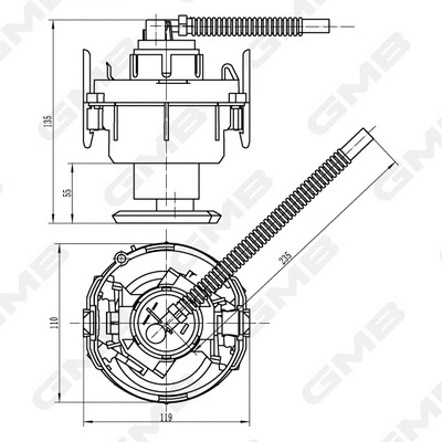 unité d'alimentation de carburant GMB GFPS-017A
