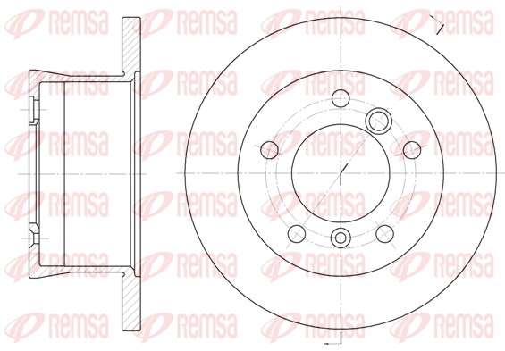 Disque de frein REMSA 6566.00