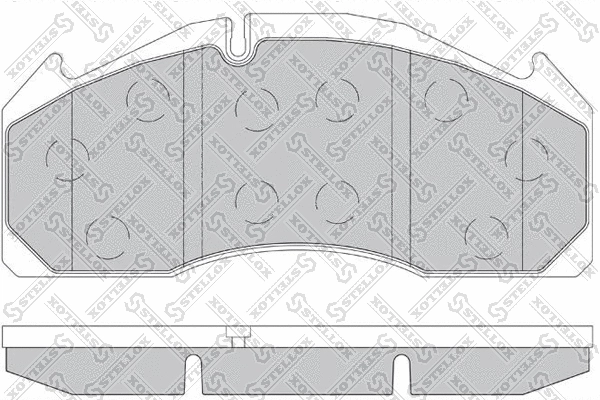 Kit de plaquettes de frein, frein à disque STELLOX 85-01423-SX