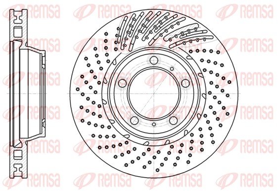 Disque de frein REMSA 61196.11