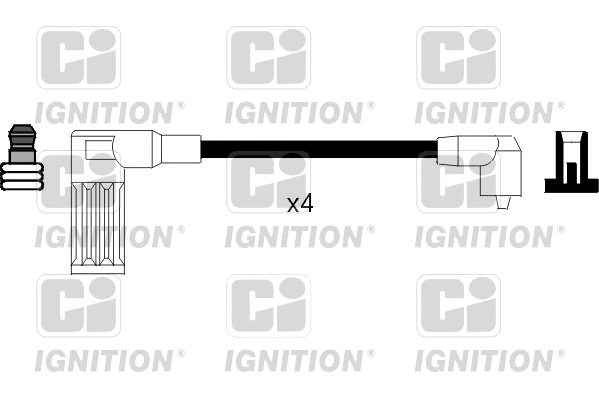 Kit de câbles d'allumage QUINTON HAZELL XC377