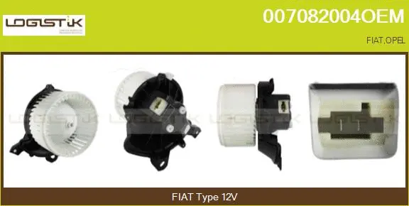 Pulseur d'air habitacle LGK 007082004OEM