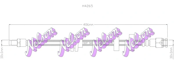 Flexible de frein KAWE H4265