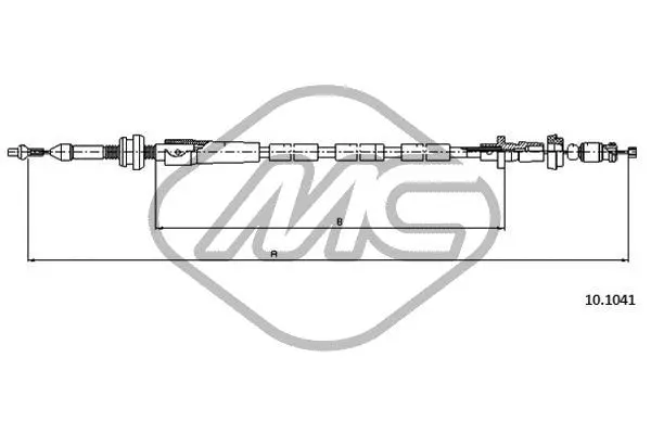 Câble d'accélération Metalcaucho 80613