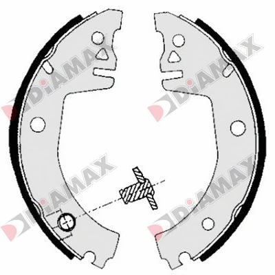 Jeu de mâchoires de frein DIAMAX N01246