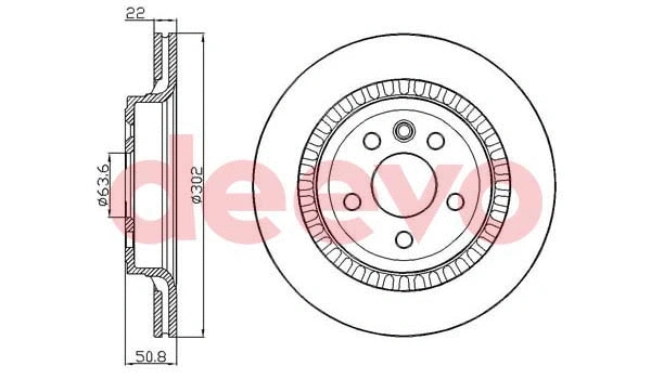Disque de frein DEEVO BD24320