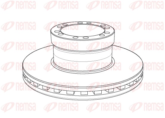 Disque de frein REMSA NCA1156.20