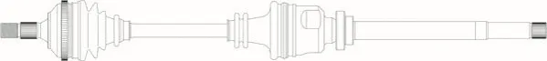 Arbre de transmission GENERAL RICAMBI PE3176