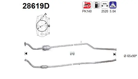 Catalyseur AS 28619D