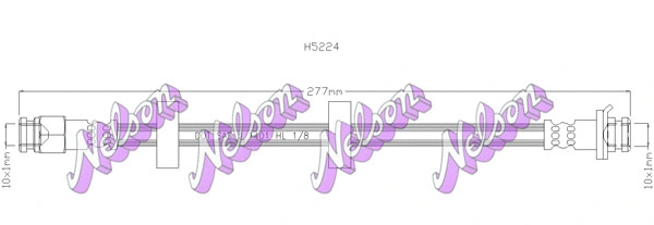 Flexible de frein KAWE H5224