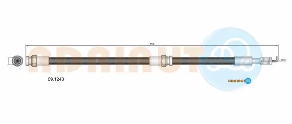Flexible de frein ADRIAUTO 09.1243