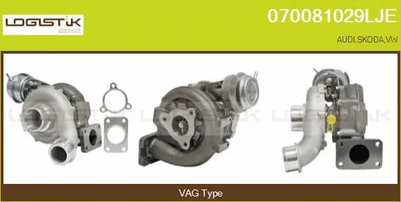 Turbocompresseur, suralimentation LGK 070081029LJE