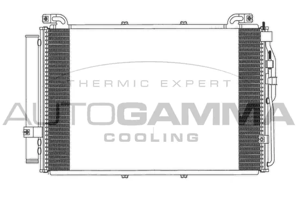 Condenseur, climatisation AUTOGAMMA 103932