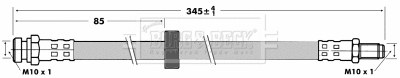 Flexible de frein BORG & BECK BBH6988