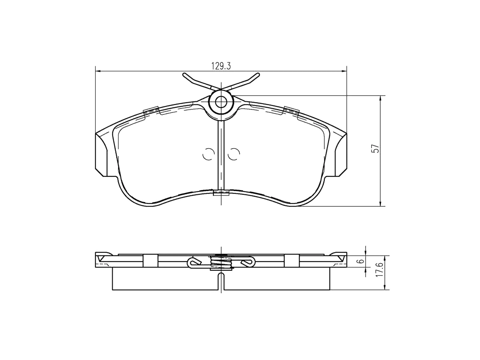 Kit de plaquettes de frein, frein à disque A.Z. Meisterteile AZMT-44-022-1372