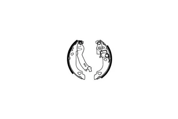 Jeu de mâchoires de frein E.T.F. 09-0456