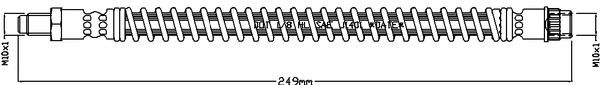 Flexible de frein JURATEK JBH1157