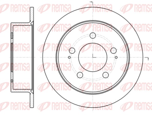 Disque de frein REMSA 61414.00