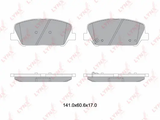 Kit de plaquettes de frein, frein à disque LYNXAUTO BD-3631