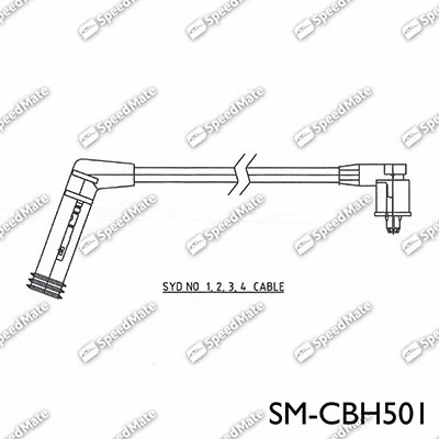 Kit de câbles d'allumage SpeedMate SM-CBH501
